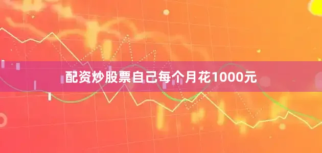 配资炒股票自己每个月花1000元