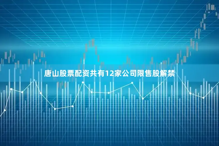 唐山股票配资共有12家公司限售股解禁