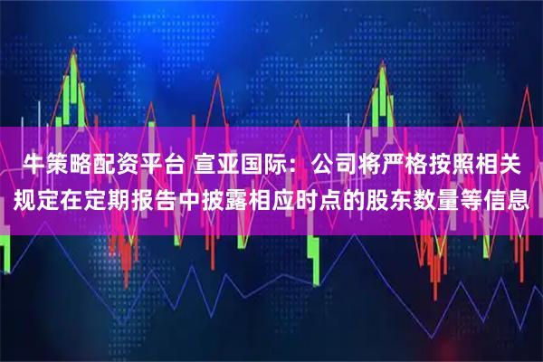 牛策略配资平台 宣亚国际：公司将严格按照相关规定在定期报告中披露相应时点的股东数量等信息