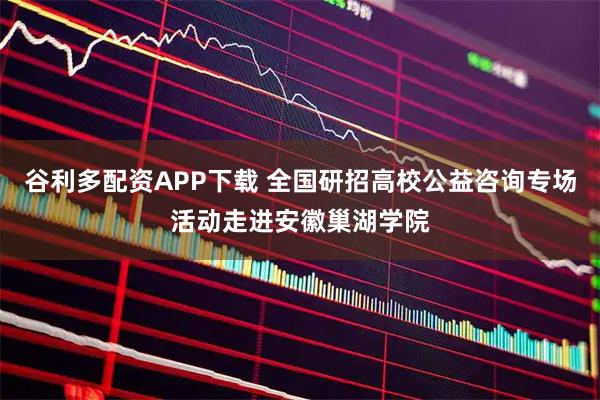 谷利多配资APP下载 全国研招高校公益咨询专场活动走进安徽巢湖学院